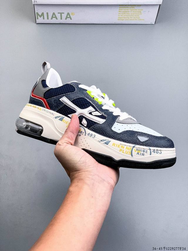 premiata, an Italian footwear brand. This casual and stylish athletic shoe featu
