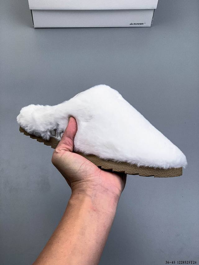 Alo Yoga Recovery Slipper Comfortable Simple Warm Anti-wear Non-slip Closed-toe