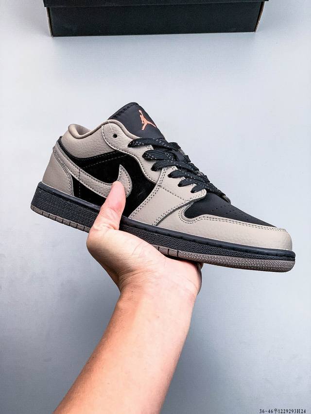 Authentic label on second-layer! Nike Air Jordan Low 1 Classic Casual Shoes 1229