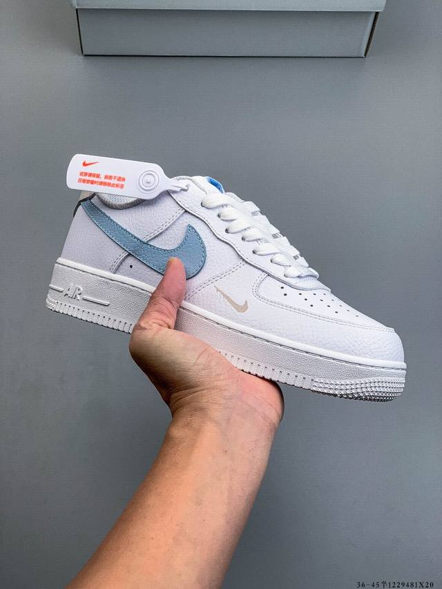 Authentic label on second-layer! Nike Air Force 1 Low, classic and versatile cas