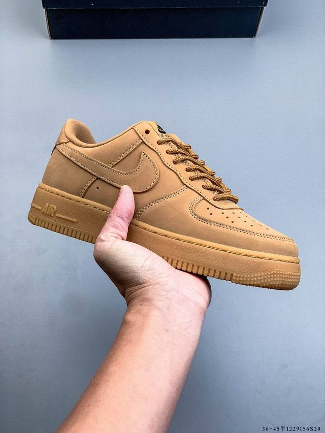 Authentic label on second-layer! Nike Air Force 1 Low, classic and versatile cas