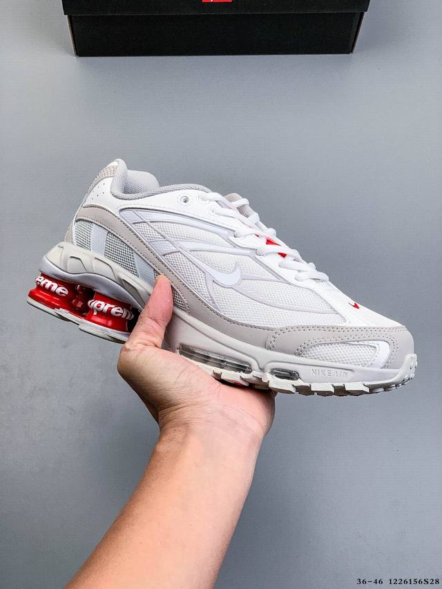 Nike Shox Ride 2 Sp X Supreme Collaboration Air Cushioning Running Shoes 1226156