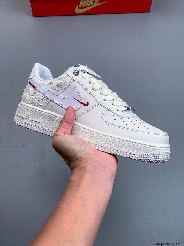 Authentic label on second-layer! Nike Air Force 1 Low, classic and versatile cas