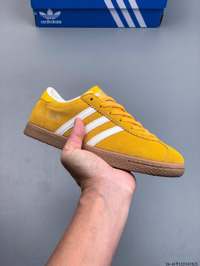Adidas Stadt Classic Suede Thin-Soled Sneakers, T-Toe Shoes. Inspired by classic