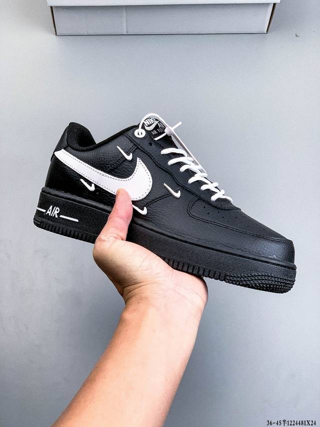 Authentic label on second-layer! Nike Air Force 1 Low, classic and versatile cas