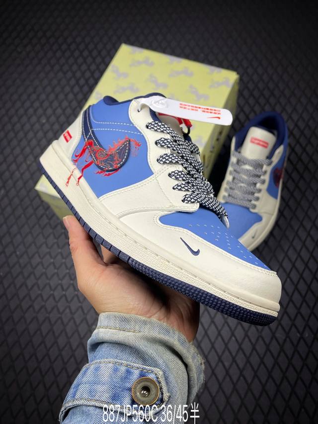 Nike Air Jordan 1 Low Custom Colorway Year of the Horse Collaboration Custom AJ