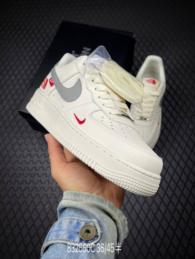 C Factory Grade Nike Air Force 1'07 Lv8 Original last and cardboard construction