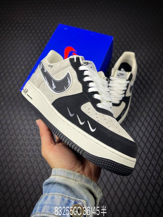 C Factory Grade Nike Air Force 1'07 Lv8 Original last and cardboard construction