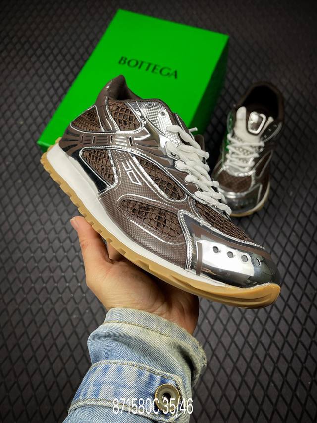 C Italian luxury brand - Bottega Veneta Orbit Lace-Up Runner Bv Bottega Veneta f