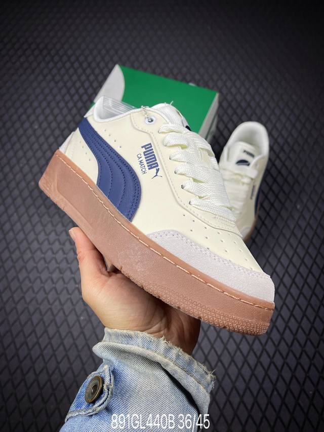 B puma Bwm Ca Match Racing Collaboration Fabric Leather Retro Easy-to-Wear Shock