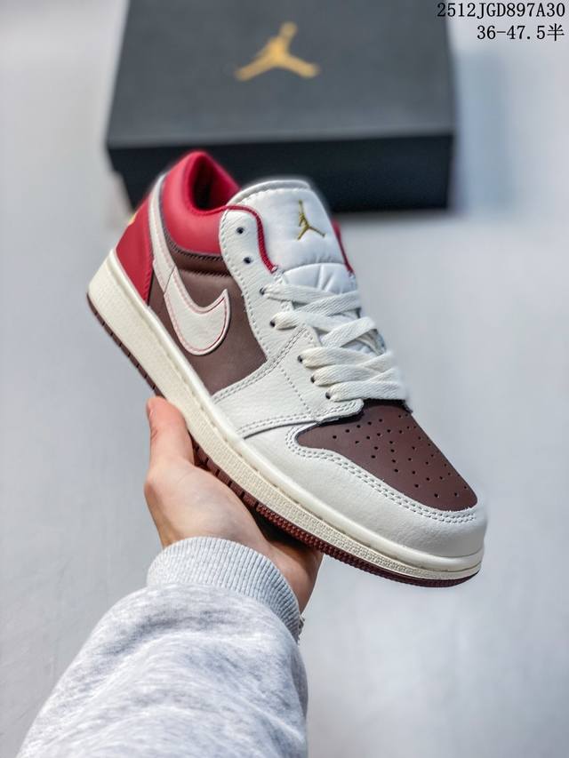 Authentic Nike Air Jordan 1 Low Classic Versatile AJ1 Low-Top Casual Sneakers Pr