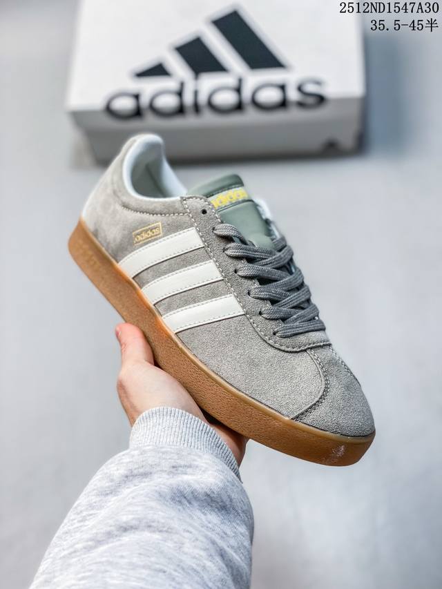 Authentic Adidas Vl Court 2.0, a versatile Adidas suede, non-slip, wear-resistan