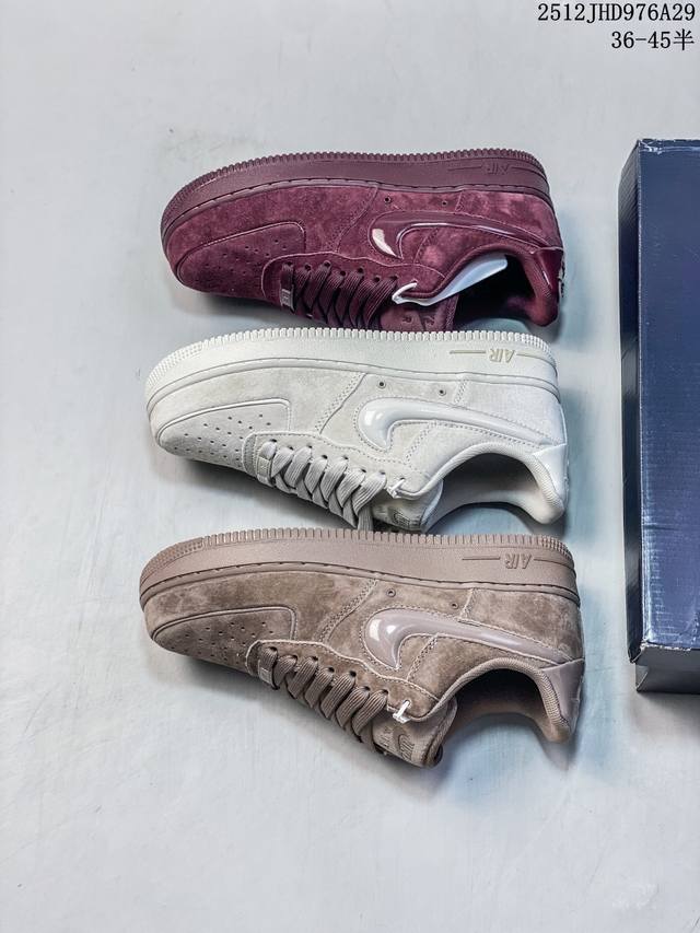 Company Grade Nike Air Force 1 '07 Low-Top Platform Height-Increasing Casual Sp