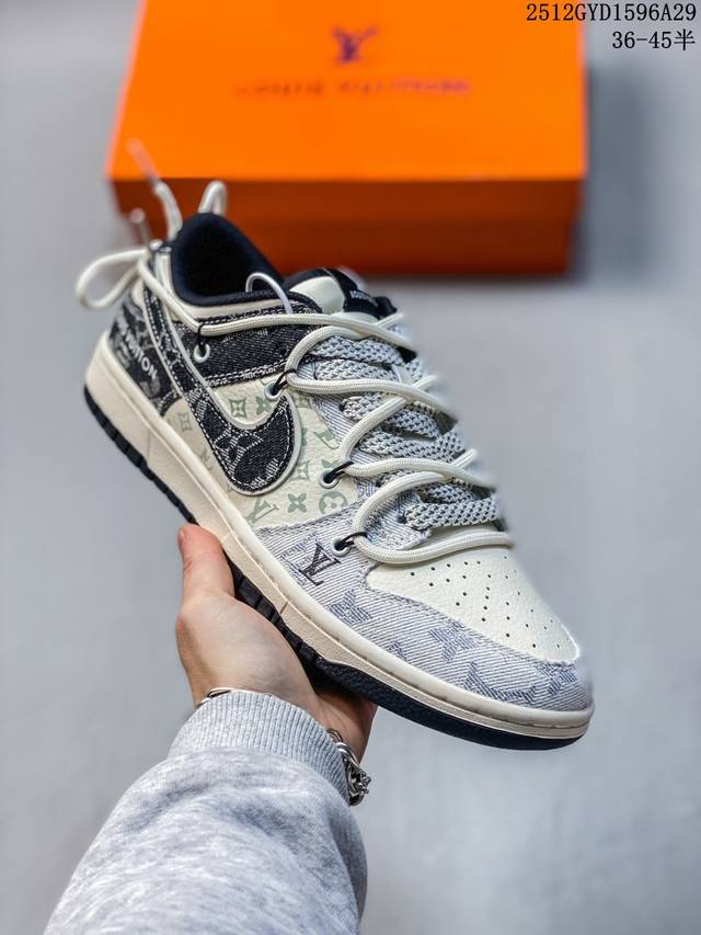 Denim Luxury, Low-Top New Flavor | Nike Dunk Low X Louis Vuitton Collaboration!