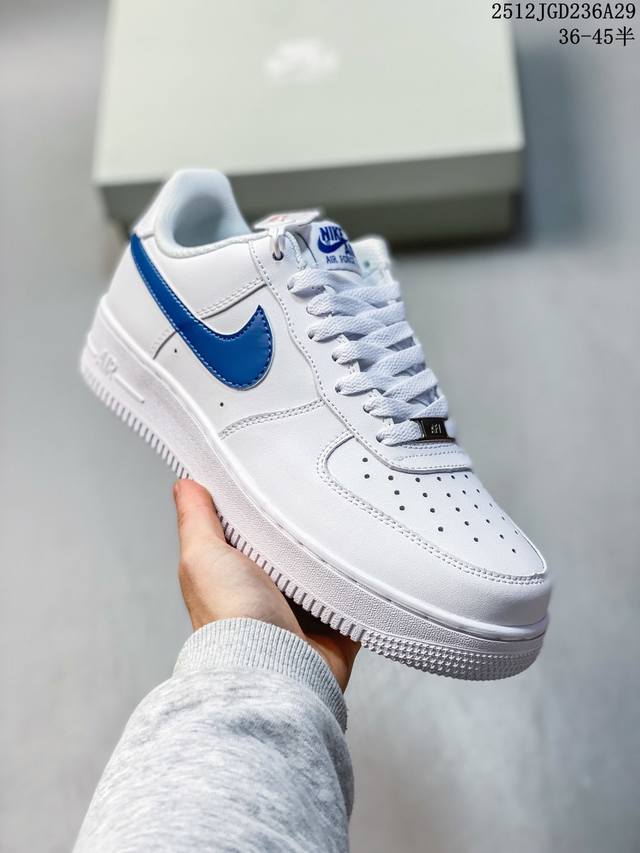 Authentic Nike Air Force 1 '07 Low-top All-Match Casual Sports Sneakers. Soft,