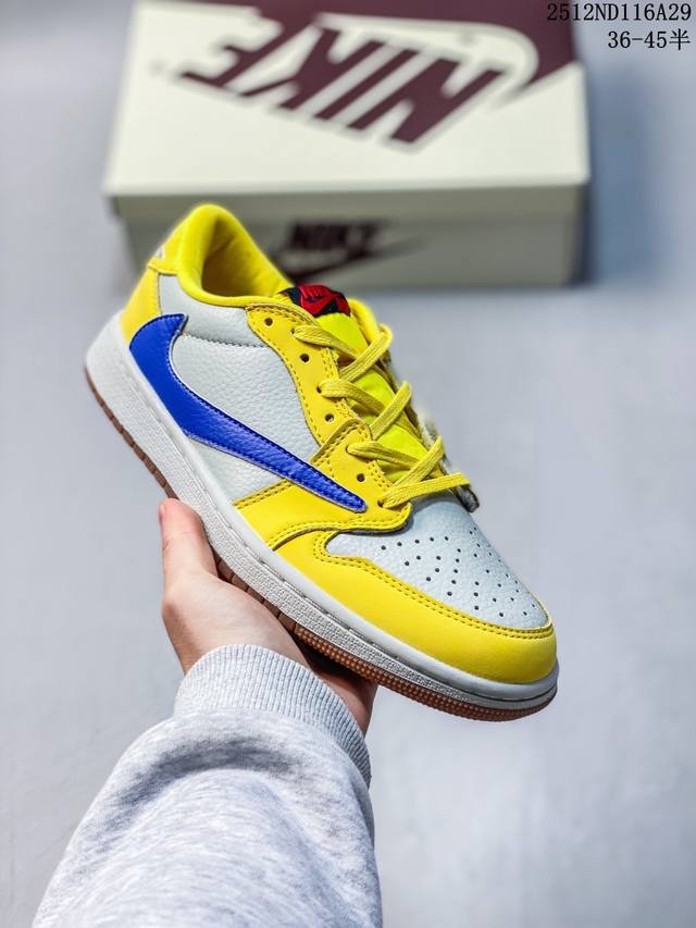 Cost-effective version AJ1 Travis Scott X Air Jordan 1 "Reverse Mocha" AJ1 Ts L