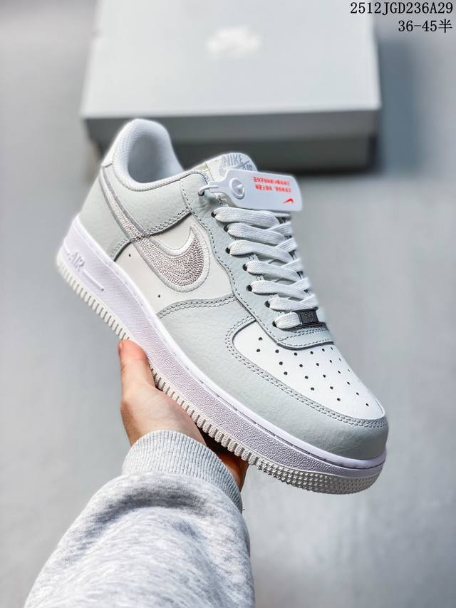 Authentic Nike Air Force 1 '07 Low-top Versatile Casual Sports Sneakers. Soft, h