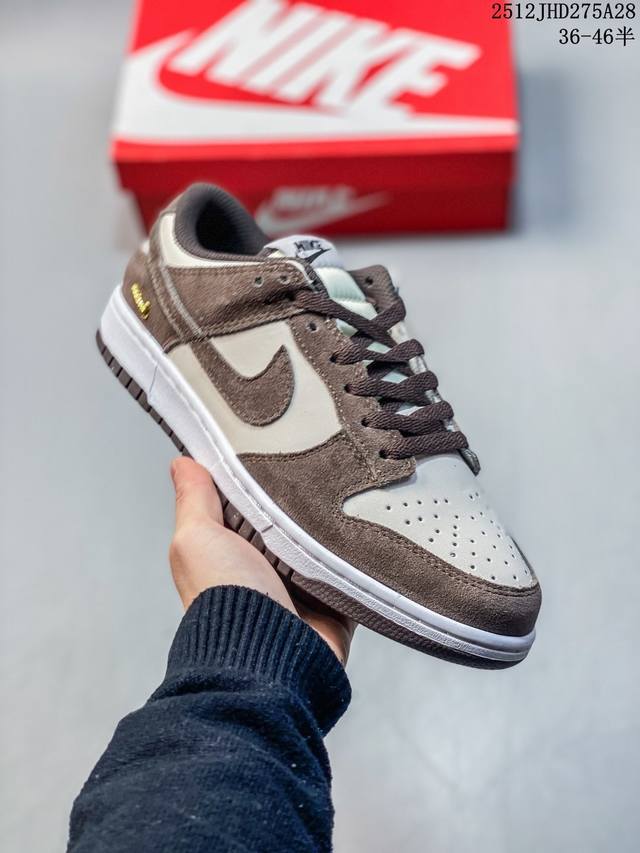 Genuine factory-grade shoes with half sizes! Nike SB Dunk Low striped retro low