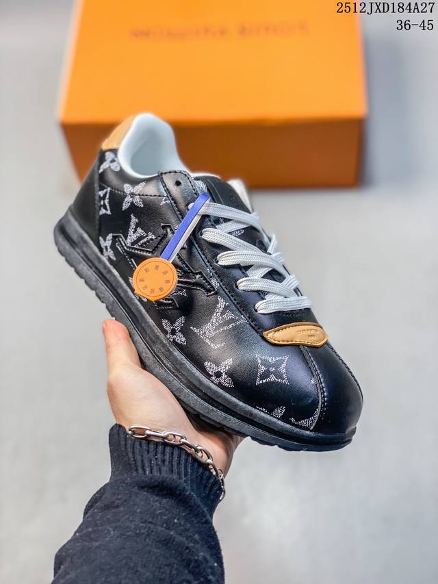 Louis Vuitton original TPR glossy combination sole, flexible drip-molded suppor