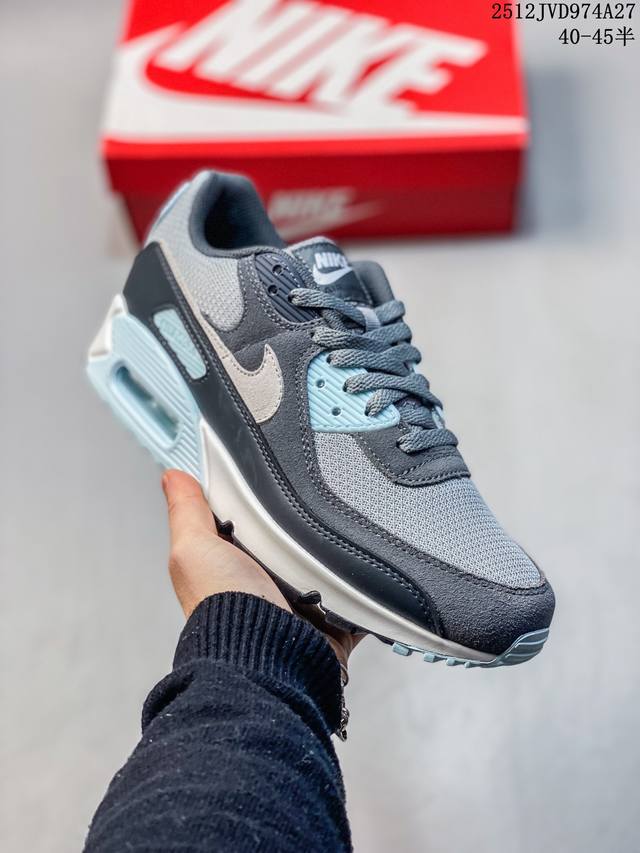 Factory Grade Nike Air Max 90 Original Retro Cushion Versatile Casual Sports Ru