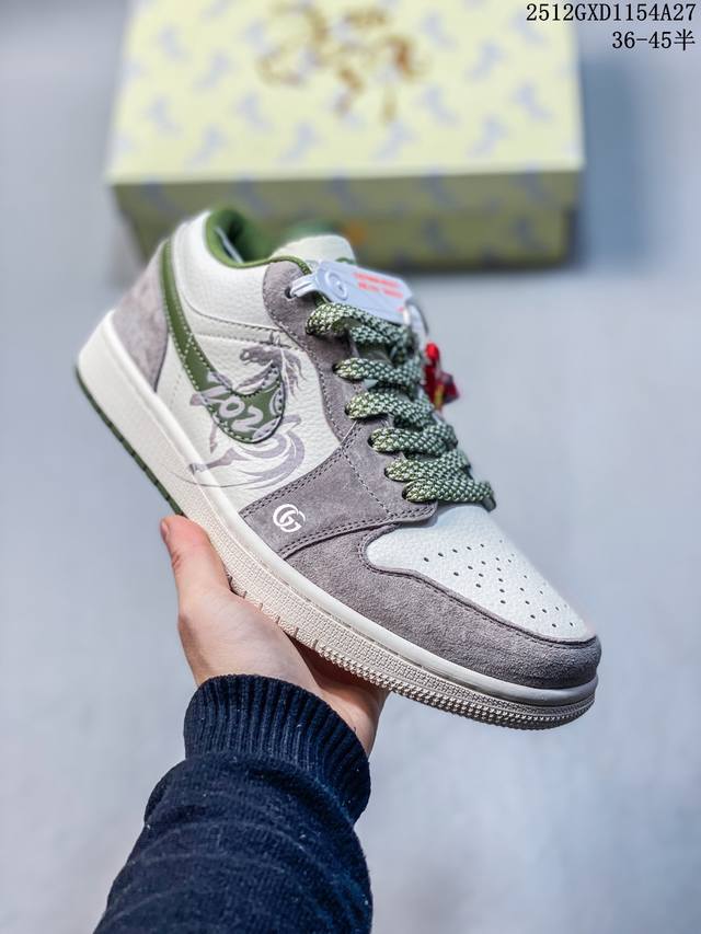 2026 New Limited Release! Nike Jordan Air Jordan 1 "Gucci Collaboration Year of