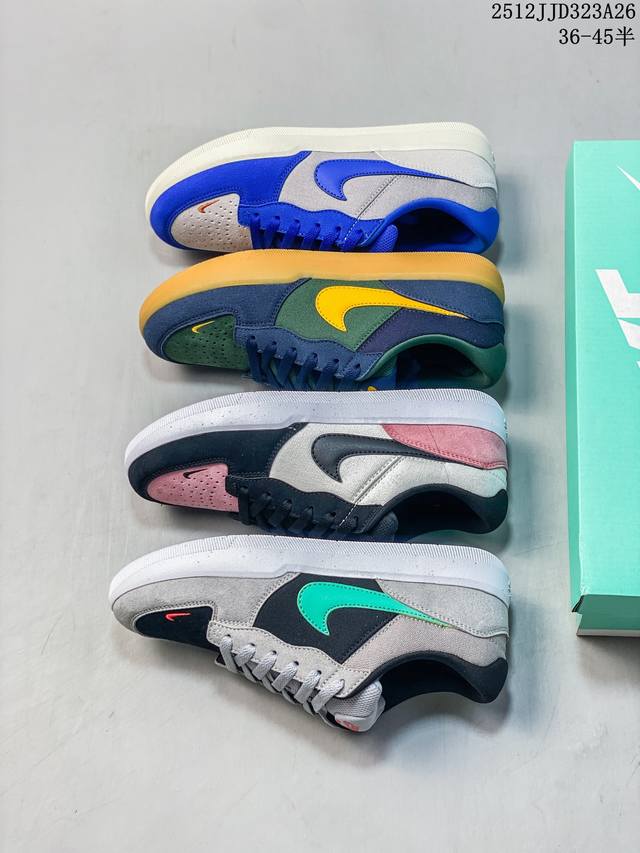 Authentic Nike SB Force 58 unisex low-top skateboarding shoes with half sizes.