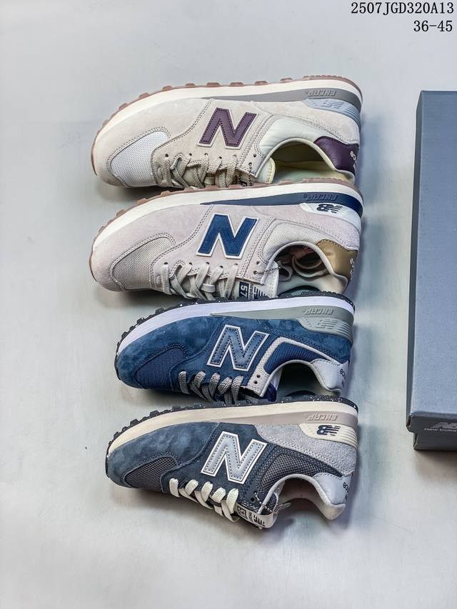 Nb New Balance U574 Low-top Retro Casual Sports Running Shoes Features a pigskin