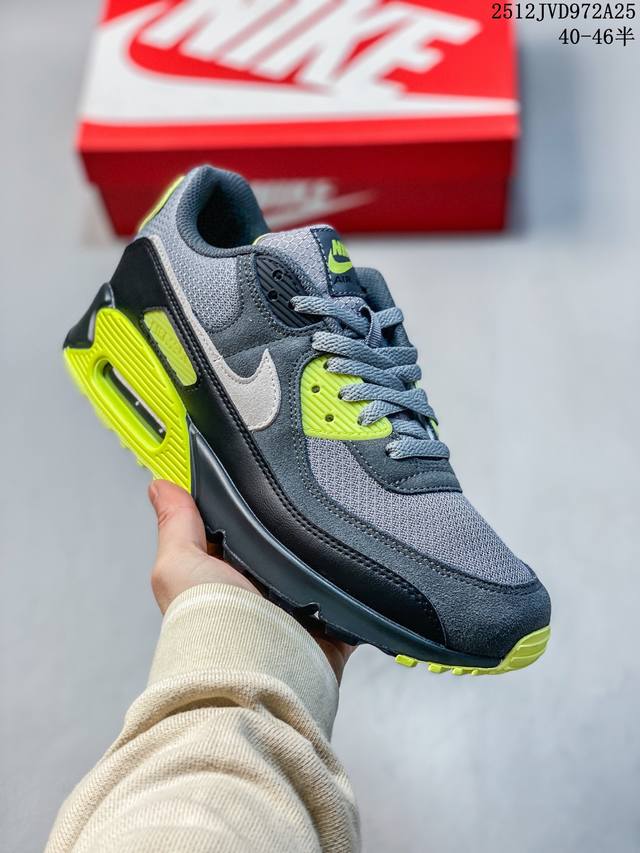 Factory Grade Nike Air Max 90 Original Retro Cushion Versatile Casual Sports Ru