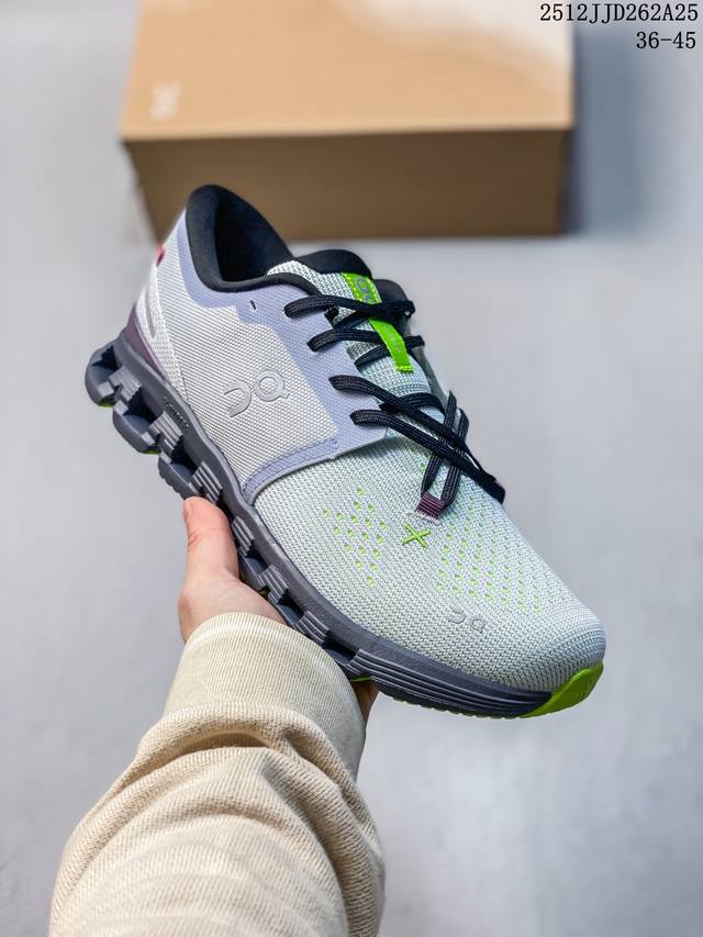 On Angpao Cloud X 4 Comfortable, Versatile, Non-slip, Wear-resistant Low-top Tra