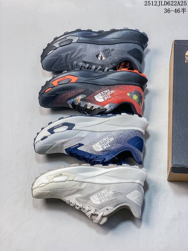 Company-grade outdoor chunky sneakers, The North Face platform running shoes, u