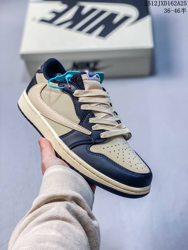 Nike Air Jordan 1 Low Og Sp Military Blue AJ1 (Reverse Swoosh) 2025 New Low-Top