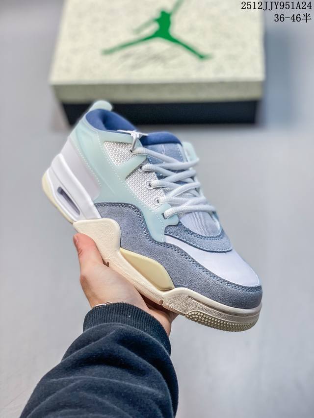 Authentic Nike Air Jordan 4 RM Nike Anti-slip Low-top Retro Basketball Shoes Ite