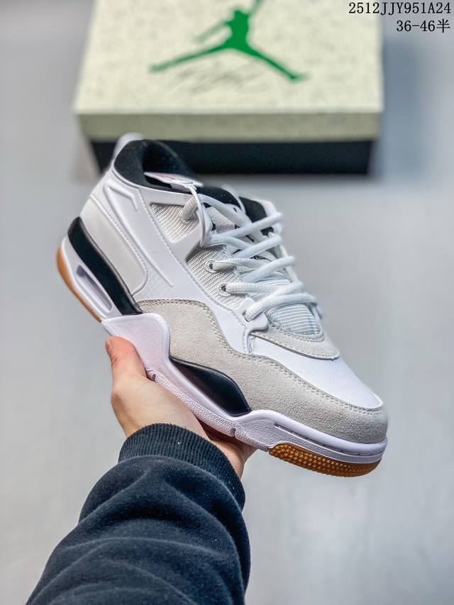 Authentic Nike Air Jordan 4 RM Nike Anti-slip Low-top Retro Basketball Shoes Ite