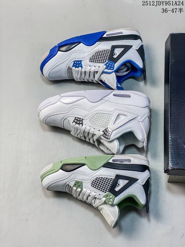 Authentic Nike Air Jordan 4 Retro Michael Jordan AJ4 Mid-Top Retro Casual Sports