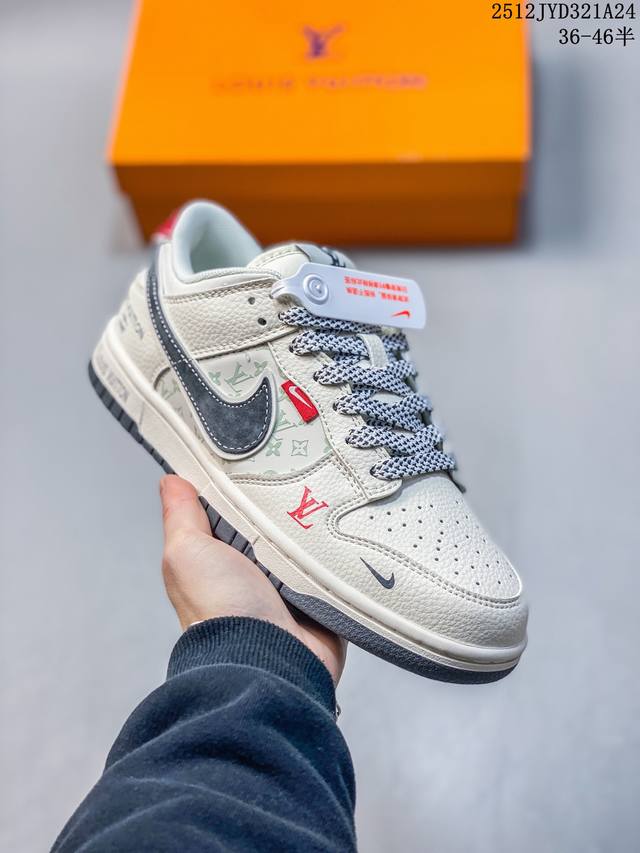 Nike SB Dunk Low Retro Series Retro Low-Top Casual Sports Skateboard Shoes. Fea