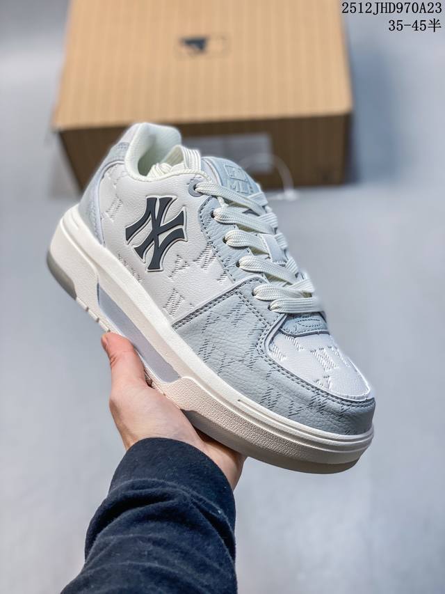 Company Grade Mlb Chunky Liner Pocket Trendy Versatile Thick-Soled Height-Incre