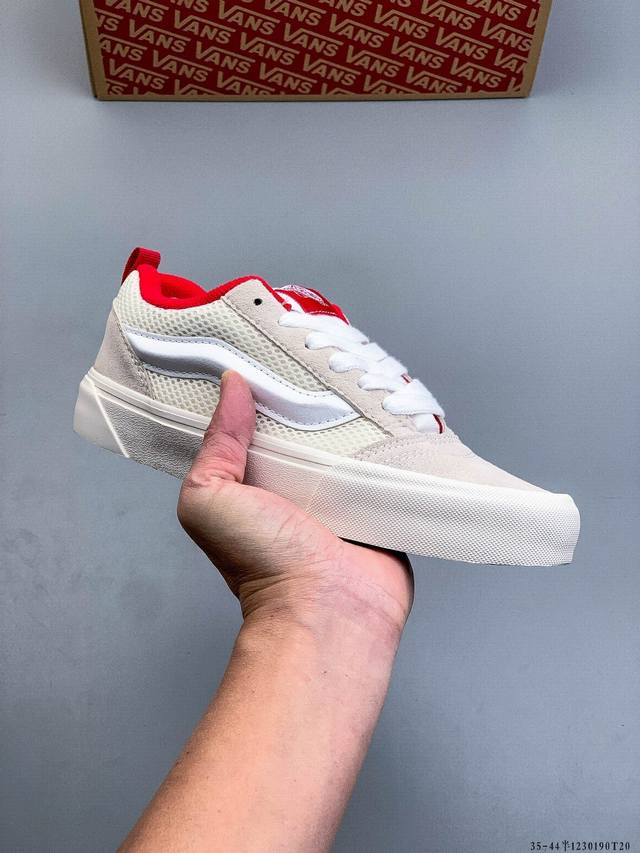 Company Grade! Vans Vault Knu-Skool Vr3 Lx Low-Top Casual Sneakers 1230190T20