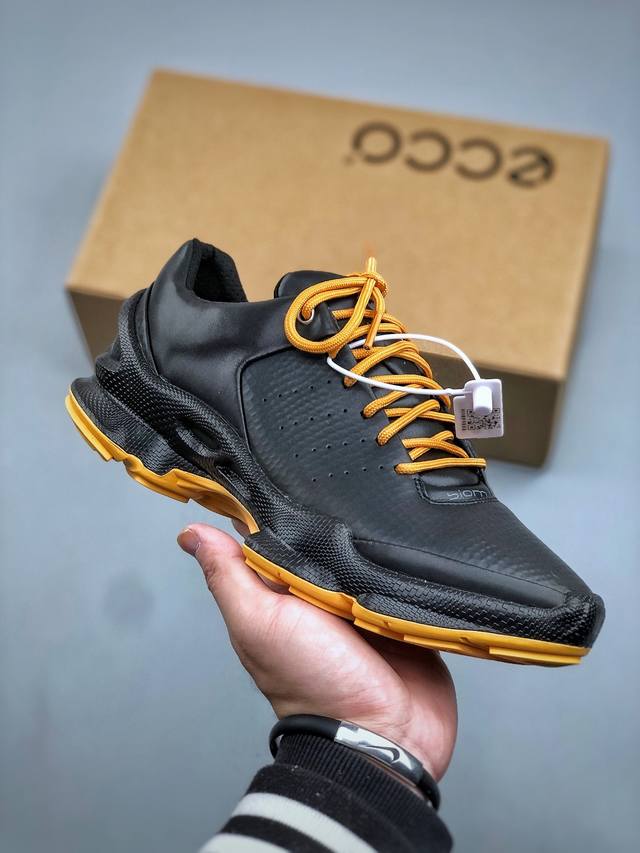 Ecco Men's Sports Shoes, Two-Tone Breathable and Comfortable Running Shoes, Bio