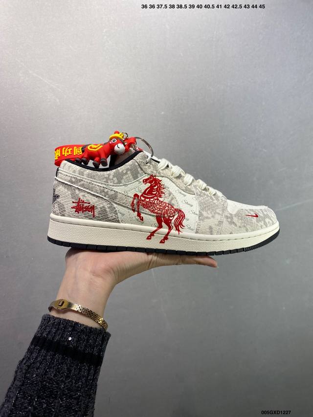 Factory Grade Nike Air Jordan 1 Low Custom Colorway Collaboration Custom AJ Col