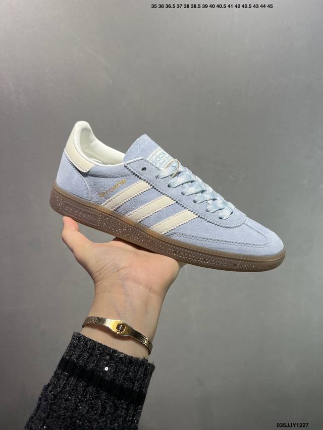 Adidas Handball Spezial, a classic retro casual sneaker. The entire shoe is made