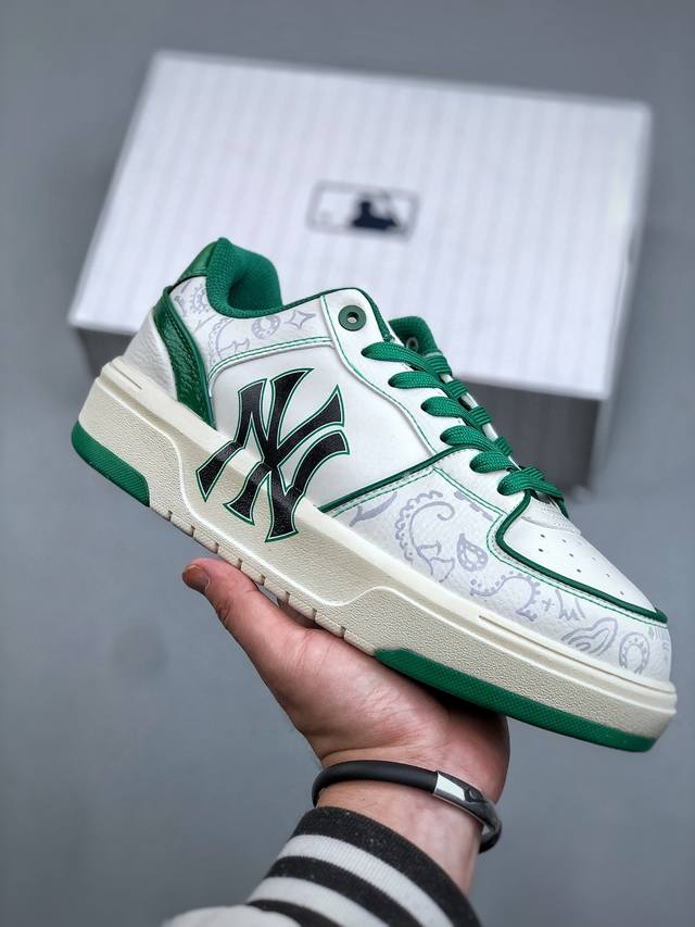 Mlb Chunky Liner Green Paisley Custom Colorway Shoes Series Low-top Dad Style Li