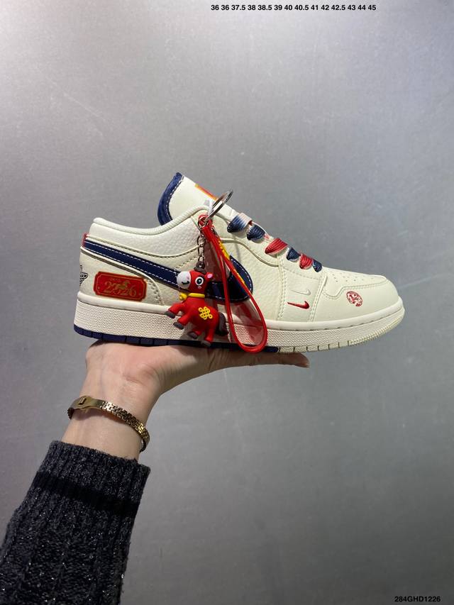 Factory Grade Nike Air Jordan 1 Low Custom Colorway Custom AJ Collaboration - H