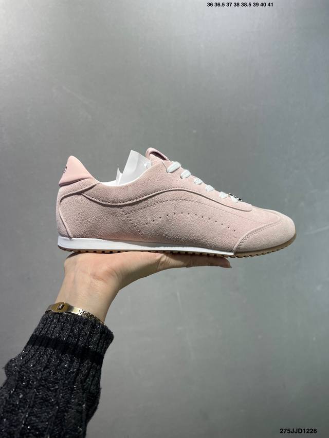 Alo Yoga Sunset Low Sneaker, Sunset Series Low-top Cornetto T-toe Retro Style Ge