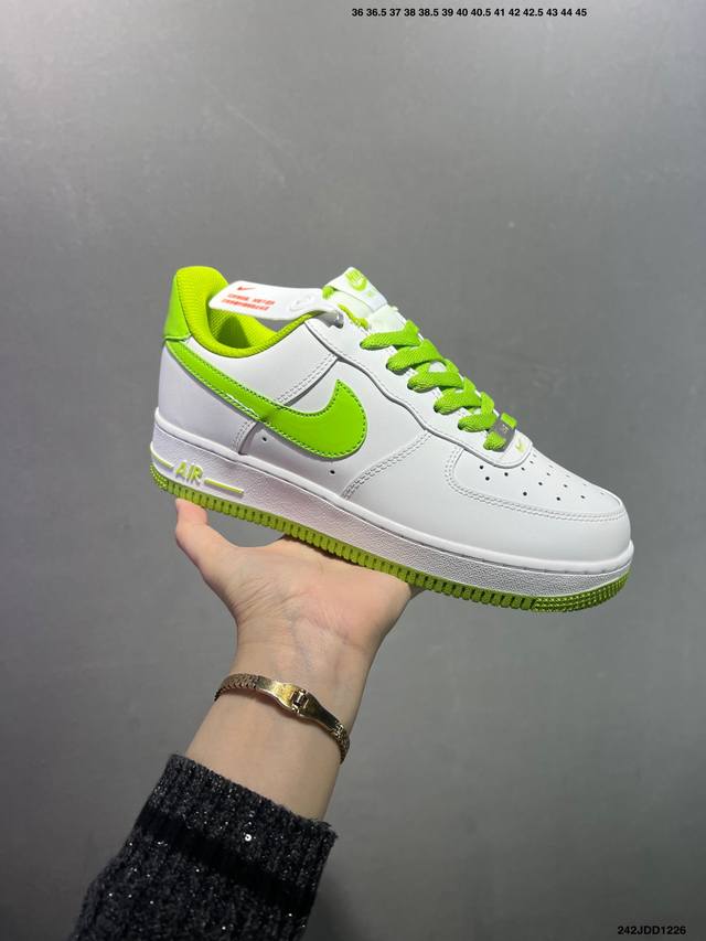 Nk Air Force 1 Low White/Black Air Force 1 Low-top Versatile Casual Sports Sneak