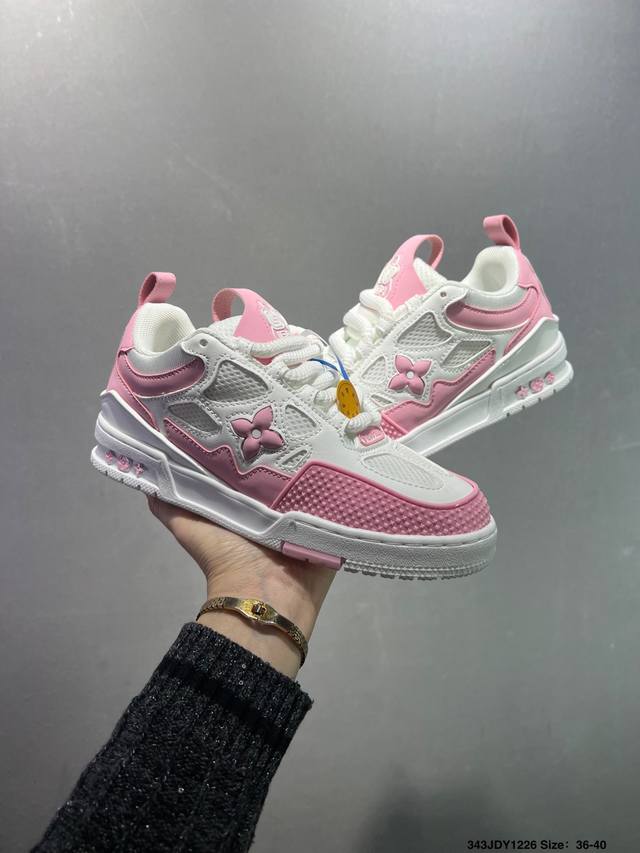 Louis Vuitton Lv Louis Vuitton sneakers New Lv Trainer latest colorway sneakers