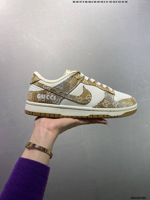 Nike Dunk Low Retro 'DIY High-End Custom' Nike Low-Top Casual Sports Sneakers. M