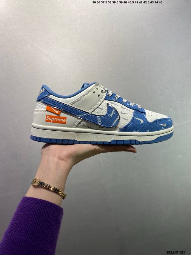 Nike Dunk Low Retro 'DIY High-End Custom' Nike Low-Top Casual Sports Sneakers. M