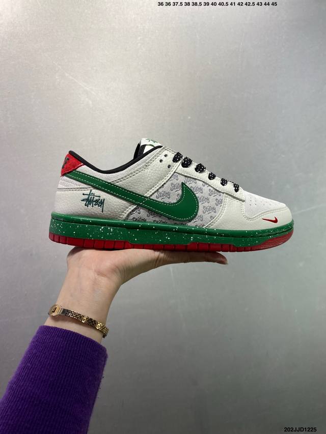 Nike Dunk Low Retro 'DIY High-End Custom' Nike Low-Top Casual Sports Sneakers.