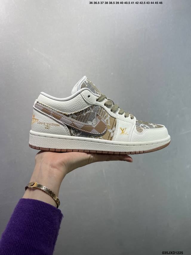 Factory Grade Nike Air Jordan 1 Low Custom Colorway Custom AJ Collaboration - H