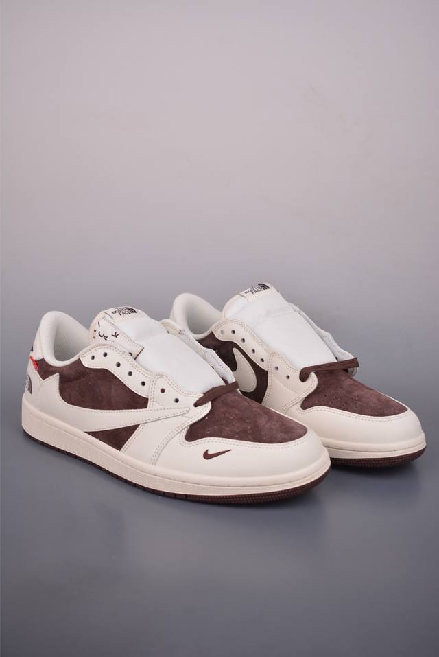 Fragment X Travis Scott X The North Face Air Jordan 1 Low Three-Way Collaboratio